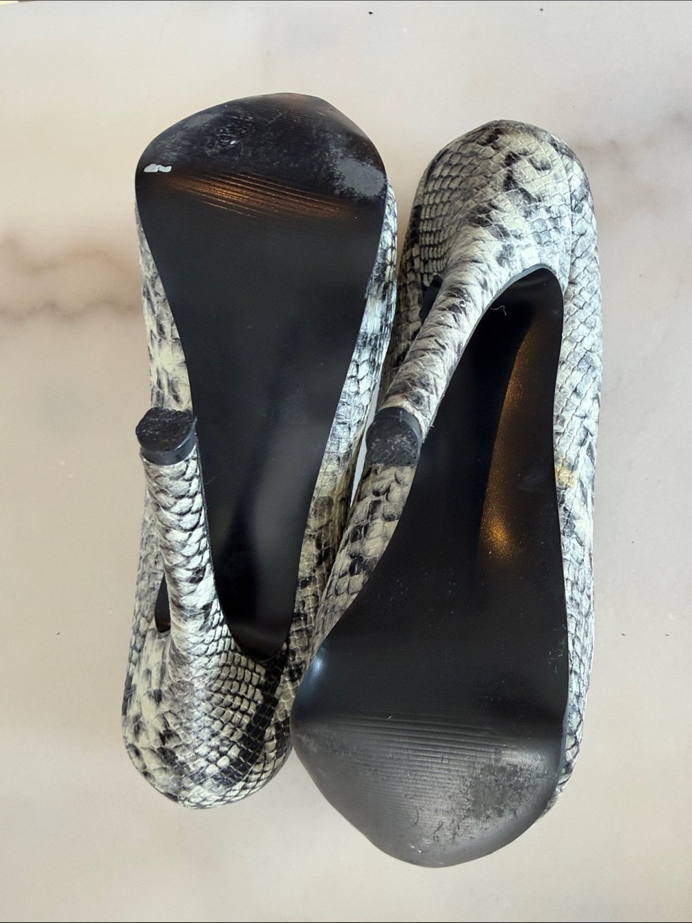 Steve Madden DejaVu Snakeskin Pumps - Picture 5 of 6
